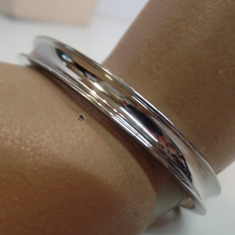 Always My Sister Forever My Friend Silver Cuff Bracelet W Quote on Inside